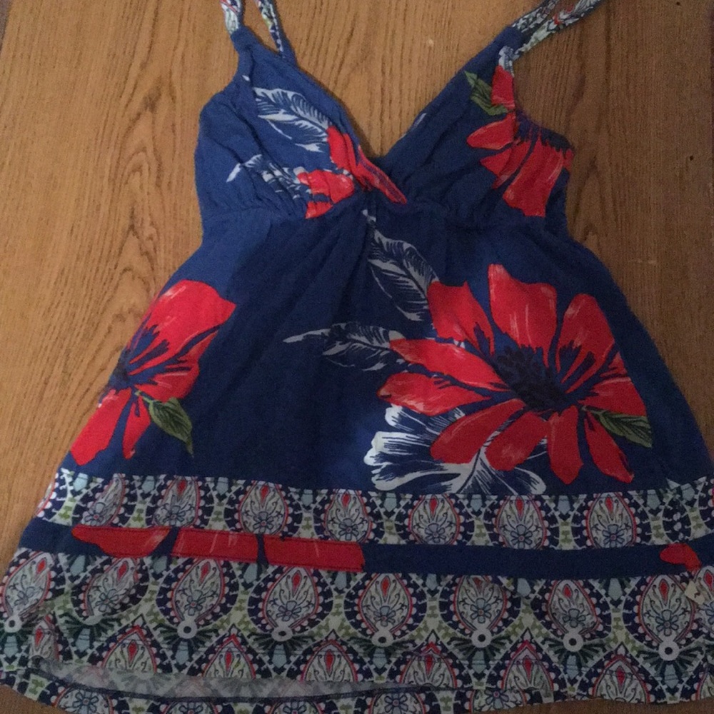 🌺Hollister tropical flared tank!🌺